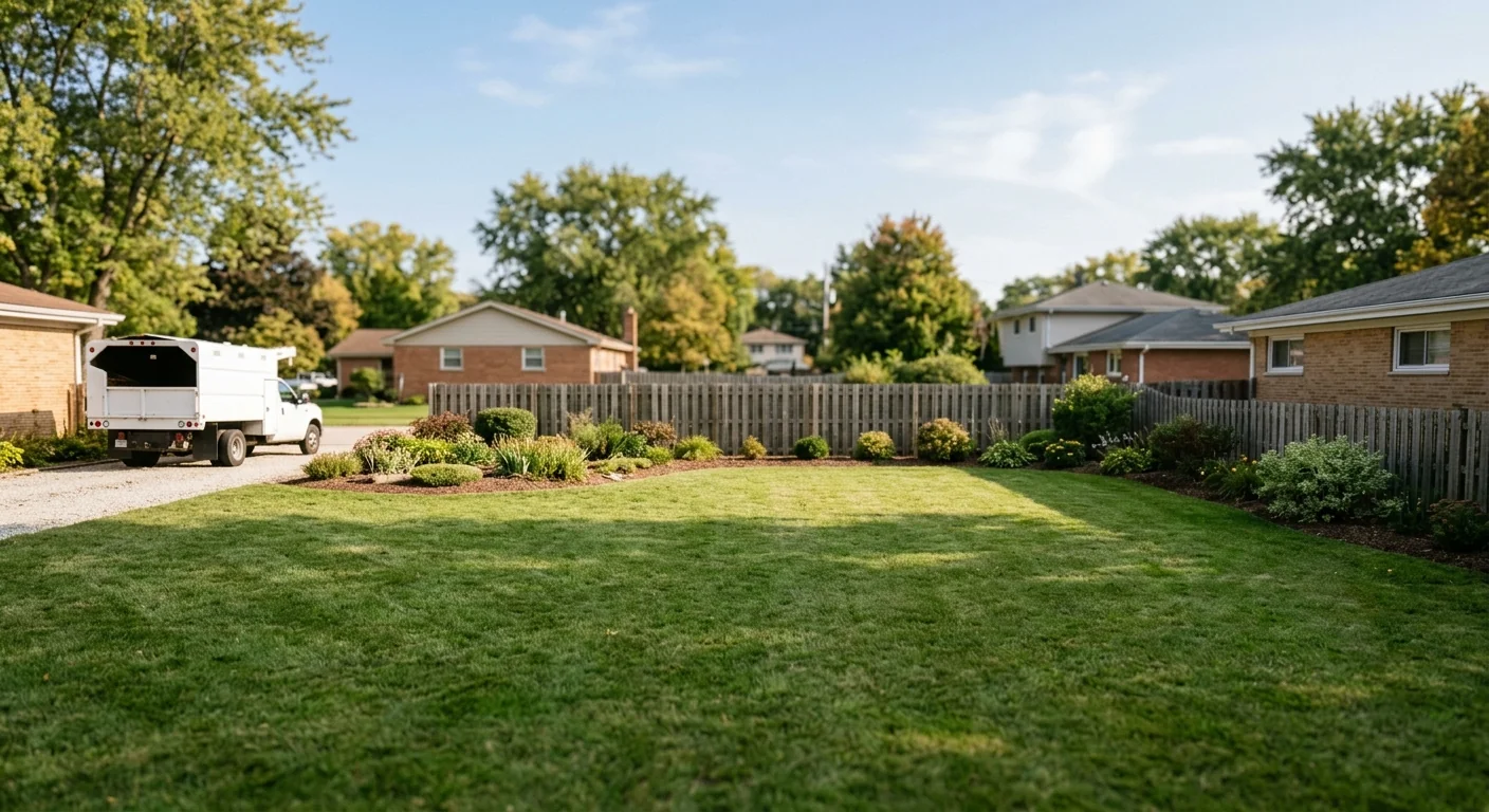 Finished Backyard Restoration After Crane Removal