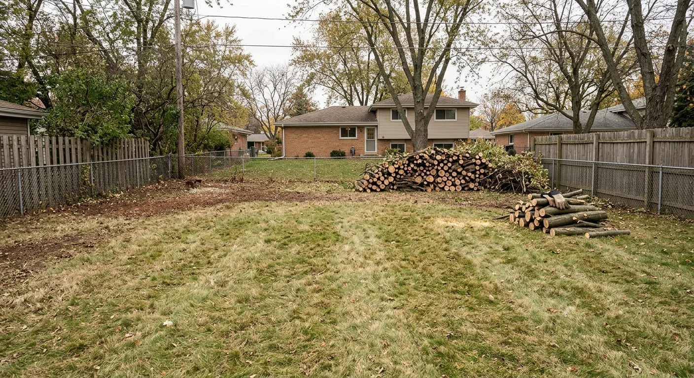 Backyard Buckthorn and Brush Removal