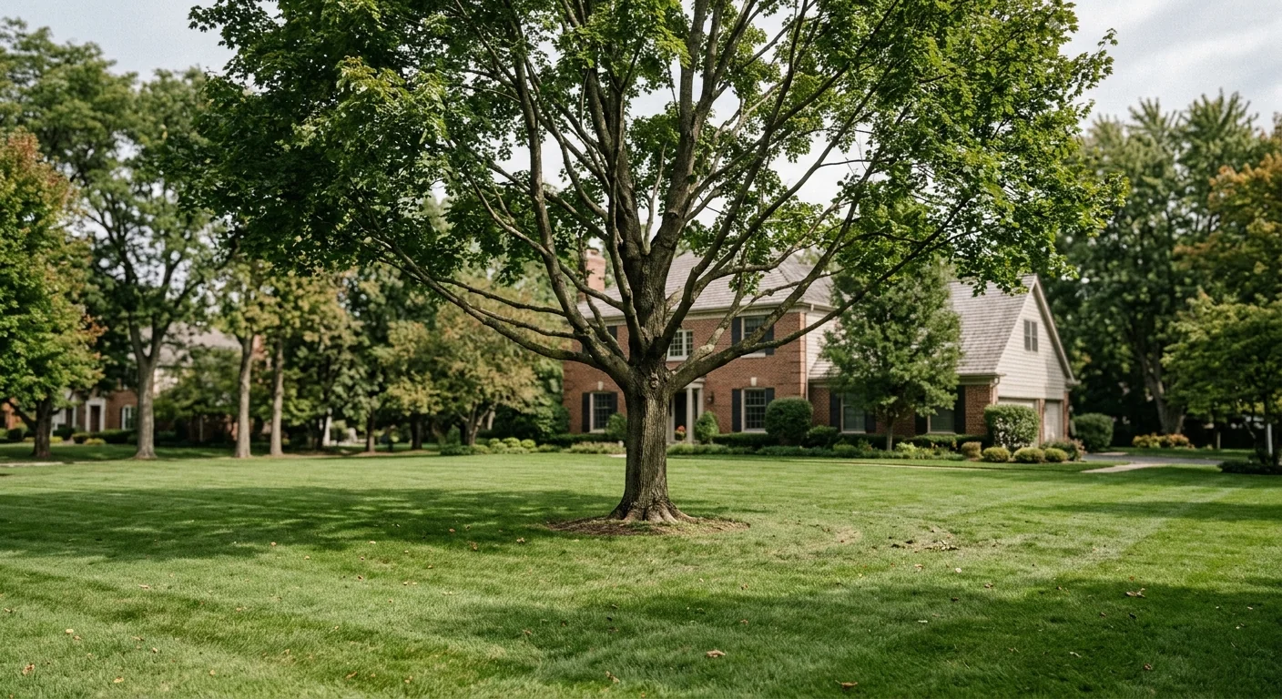 Mature Maple Crown Thinning on a Residential Lot